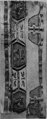 Confronted birds & ovoid cartouches
