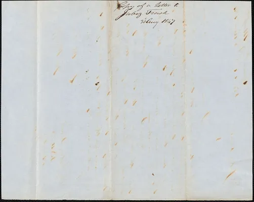 Copy of a letter from George Coffin to Jabez Frask, 30 August 1847