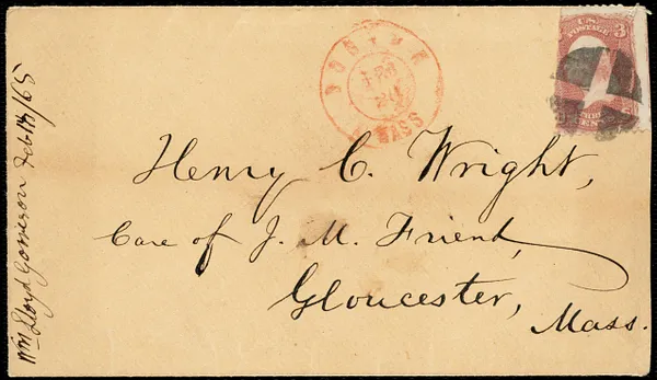 Letter from William Lloyd Garrison, Boston, [Mass.], to Henry Clarke Wright, Feb. 18, 1865