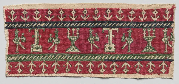 Fragment of a furnishing textile (one of five)