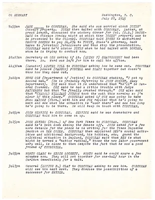 Summaries of Telephone Conversations