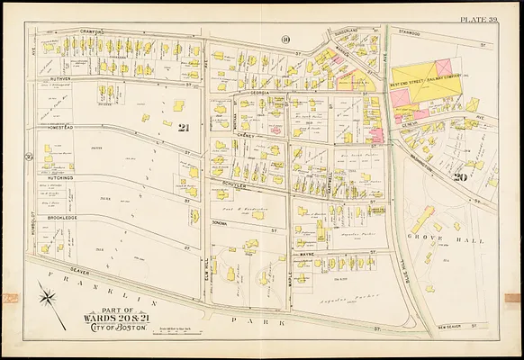 Atlas of the city of Boston, Boston proper and Roxbury