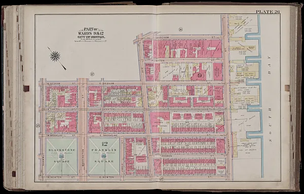 Atlas of the city of Boston, Boston proper and Back Bay : from actual surveys and official plans