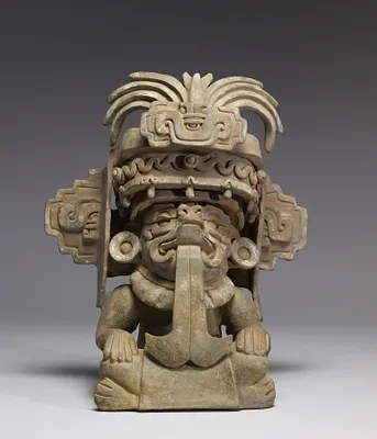 Figural Urn of Cocijo (Cociyo)