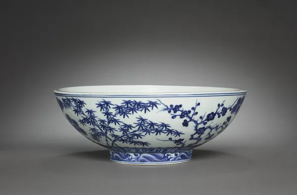 Bowl with Decoration of the "Three Friends"