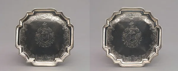 Pair of Salvers