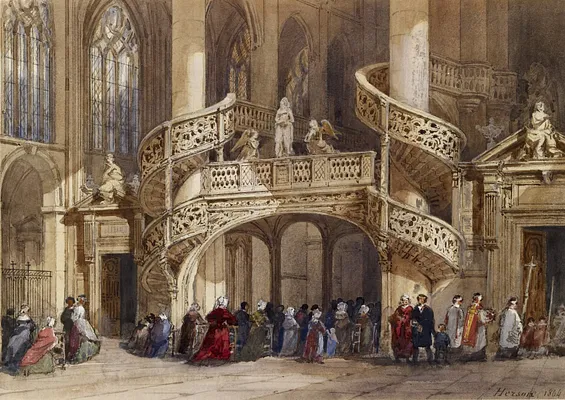 Interior of St. Etienne du Mont