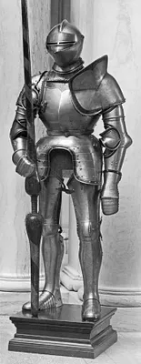 Armor and Lance for Fighting on Horseback