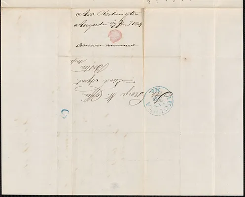 Asa Redington to George Coffin, 27 January 1849