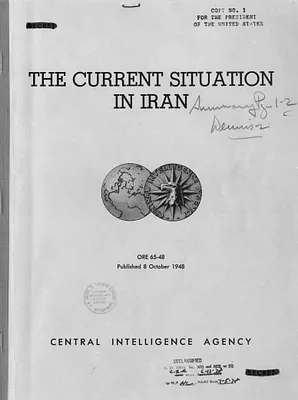 Central Intelligence Agency, Office of Reports and Estimates Report, Number 65-48, The Current Situation in Iran