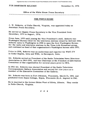 Roberts, J.W. [Biography]