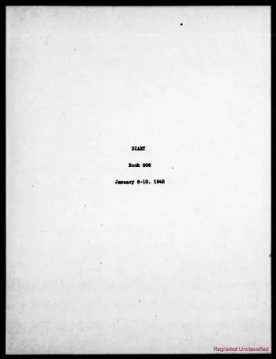 Volume 808, January 8 – January 10, 1945