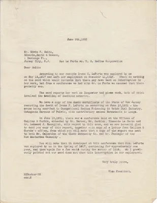 Letters Sent to Edwin F. Smith, June 9, 1932