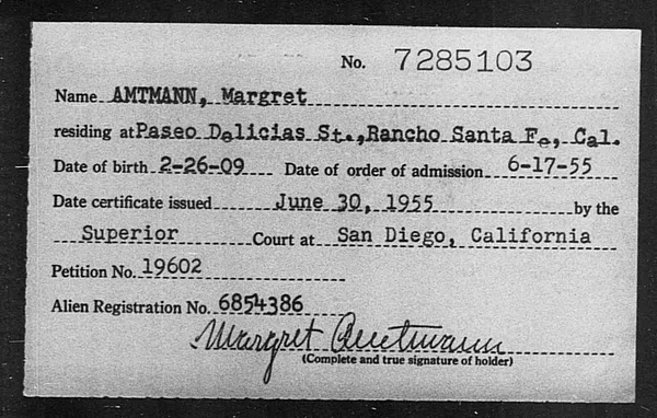 Amtmann, Margret - 1955