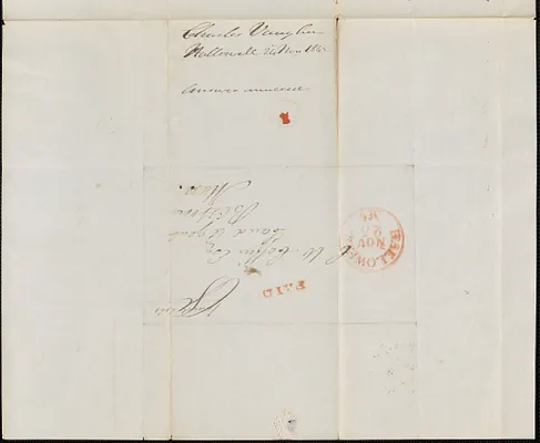 Charles Vaughan to George Coffin, 24 November 1842