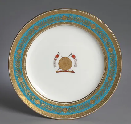 Plate made for Emperor Meiji