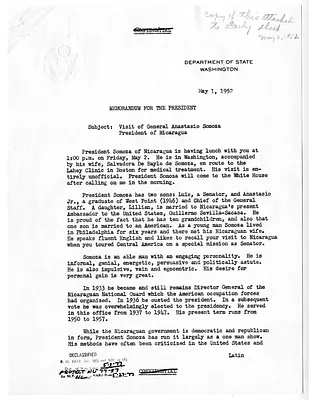 Memorandum from Secretary of State Dean Acheson to President Harry S. Truman