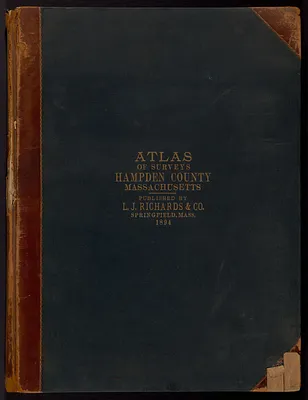 New topographical atlas of the county of Hampden, Massachusetts