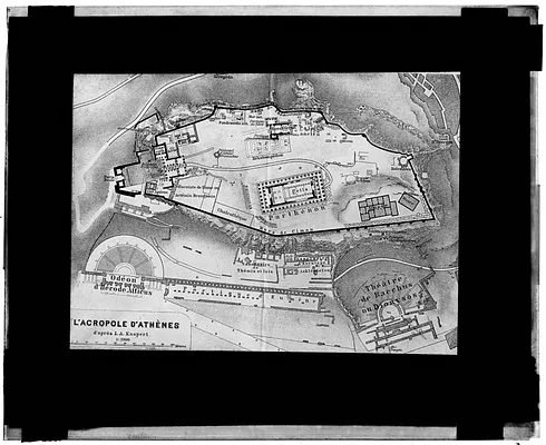 L'Acropole D'Athenes d'après I. A. Kaupert