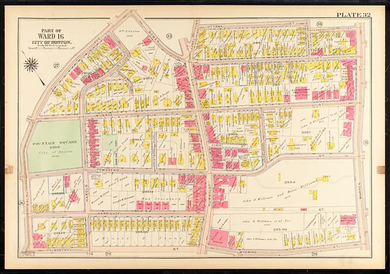 Atlas of the city of Boston, Roxbury