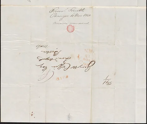 Samuel Smith to George Coffin, 11 November 1840