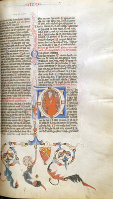 Leaf from Bentivoglio Bible