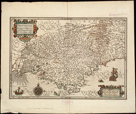 Provinciae, regionis Galliae, vera exactissimaque descriptio