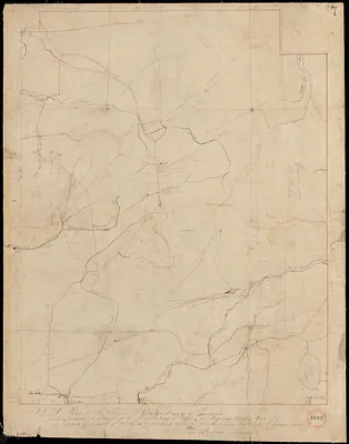 Plan of Windsor made by Elias J. Baldwin, dated October 1831