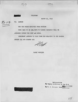 Harry Hopkins to Winston Churchill