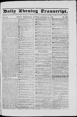 Daily Evening Transcript