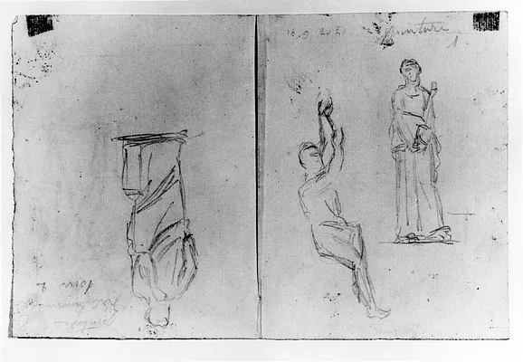 Sketches of Draped Figures
