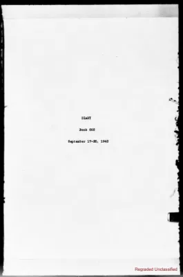 Volume 665, September 17 – September 20, 1943