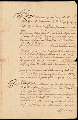 Arbitration bonds between John Ellis and Robert Sharpe as attorney for Edward Devotion
