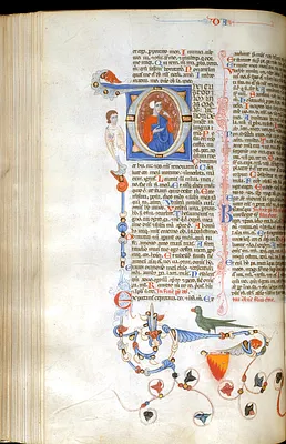 Leaf from Bentivoglio Bible