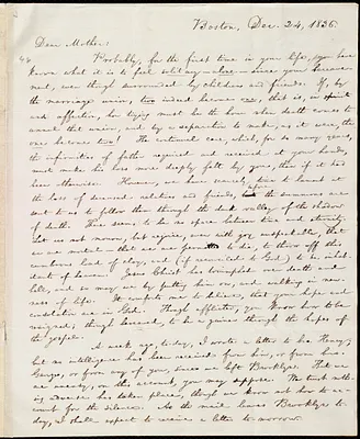 Letter from William Lloyd Garrison, Boston, [Mass.], to Sarah Thurber Benson, Dec.24, 1835