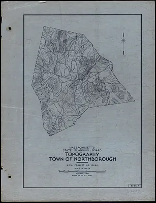 Topography Town of Northborough