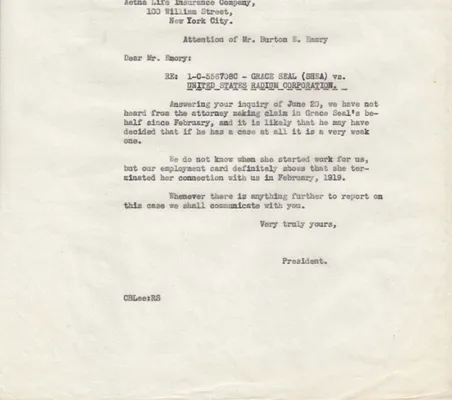 Letters Received to C.B. Lee, no date