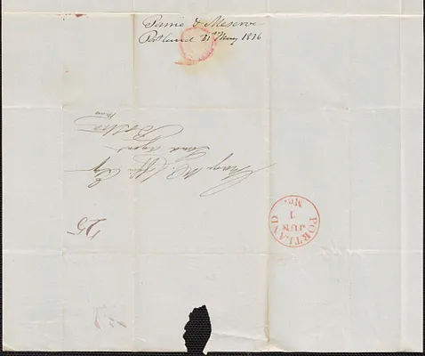 Paine and Meserve to George Coffin, 31 May 1836