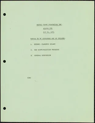 Meeting Minutes and Agendas