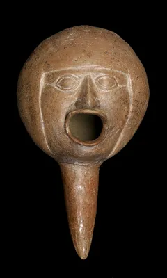 Dipper Depicting Singing Man