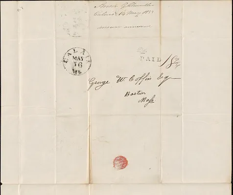 Anson G. Chandler to George Coffin, 14 May 1833