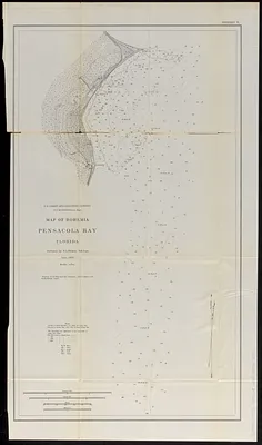 Map of Bohemia, Pensacola Bay, Florida
