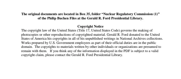 Nuclear Regulatory Commission (1)