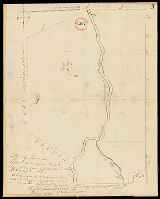 Plan of Livermore (Port Royal) surveyed by Sylvanus Boardman, dated 1795.
