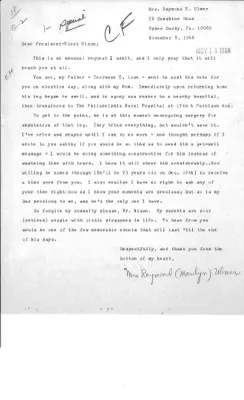 Transition Office: Public Correspondence: (11/08/1968 - 11/27/1968)