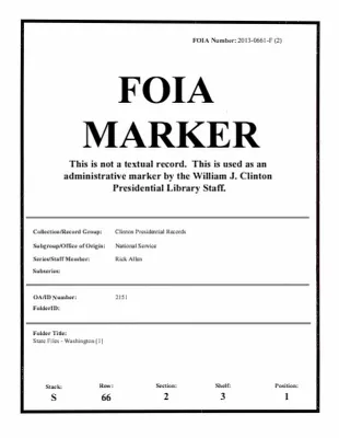 State Files – Washington [1]