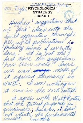 Handwritten Note to Edmond Taylor, with Attachments