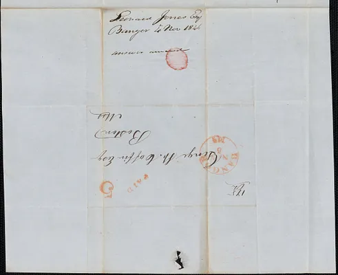 Leonard Jones to George Coffin, 4 November 1846