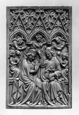 Wax Tablet with the Coronation of the Virgin