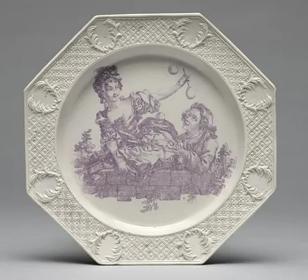 Plate Depicting the Soap Bubble Blower (La souffleuse de savon)